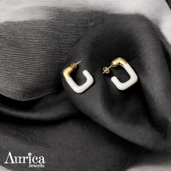 Enamel Radiance Earrings