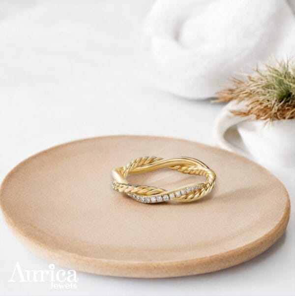 The Twist of Eternity Metallic Ring represents the perfect blend of artistry and meaning, crafted to stand the test of time.